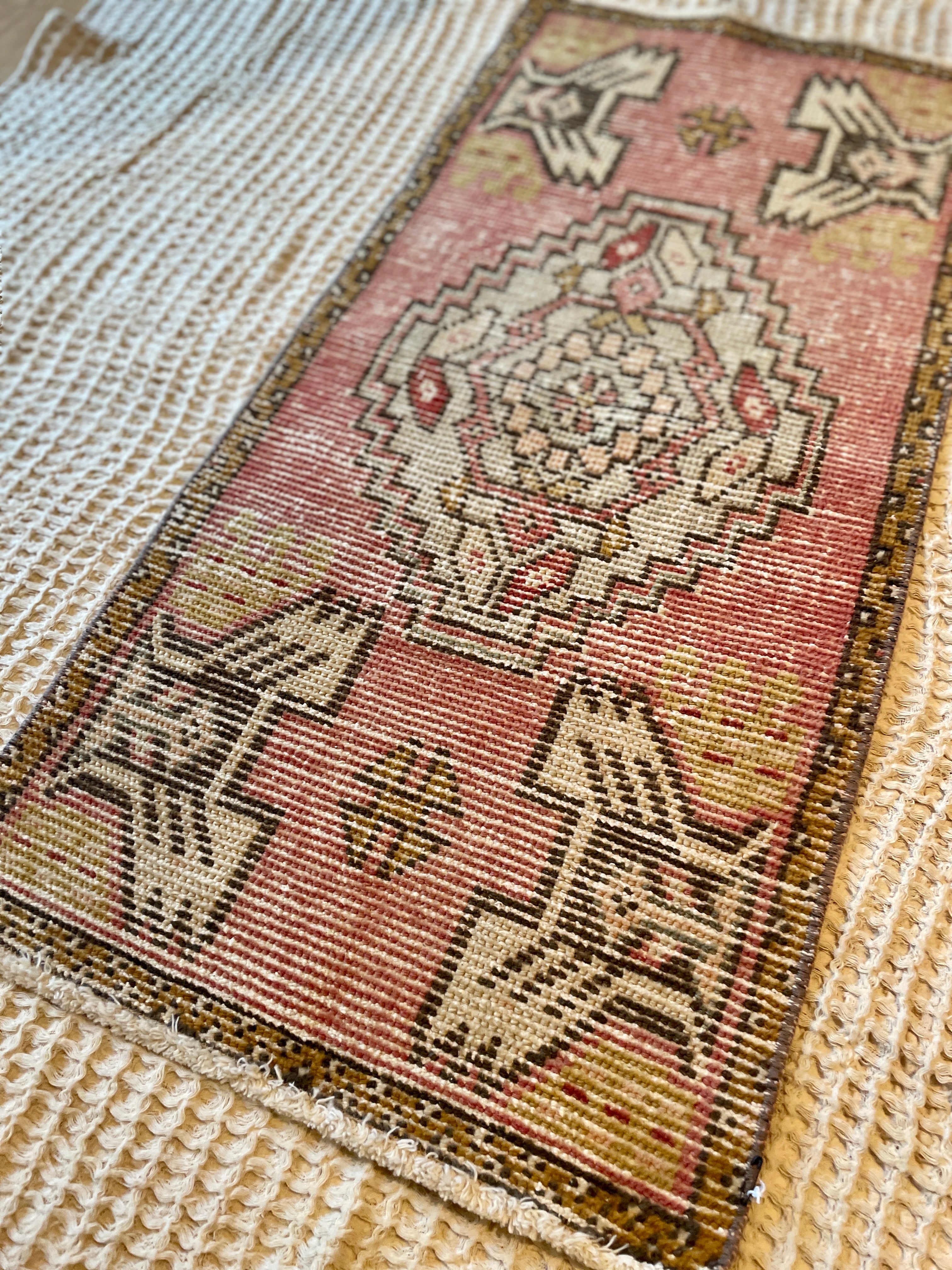 Vintage Turkish Mini Rug 002