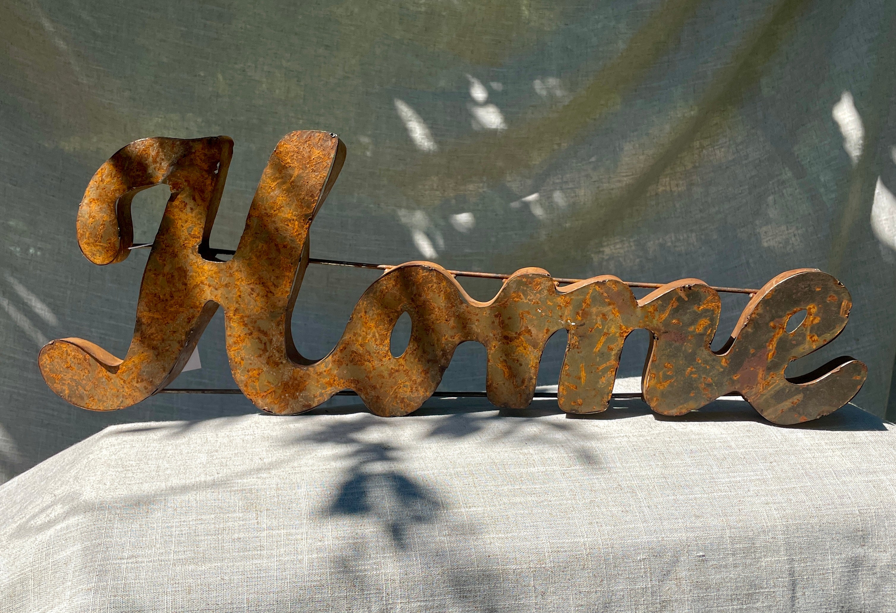 Vintage Metal Home Sign