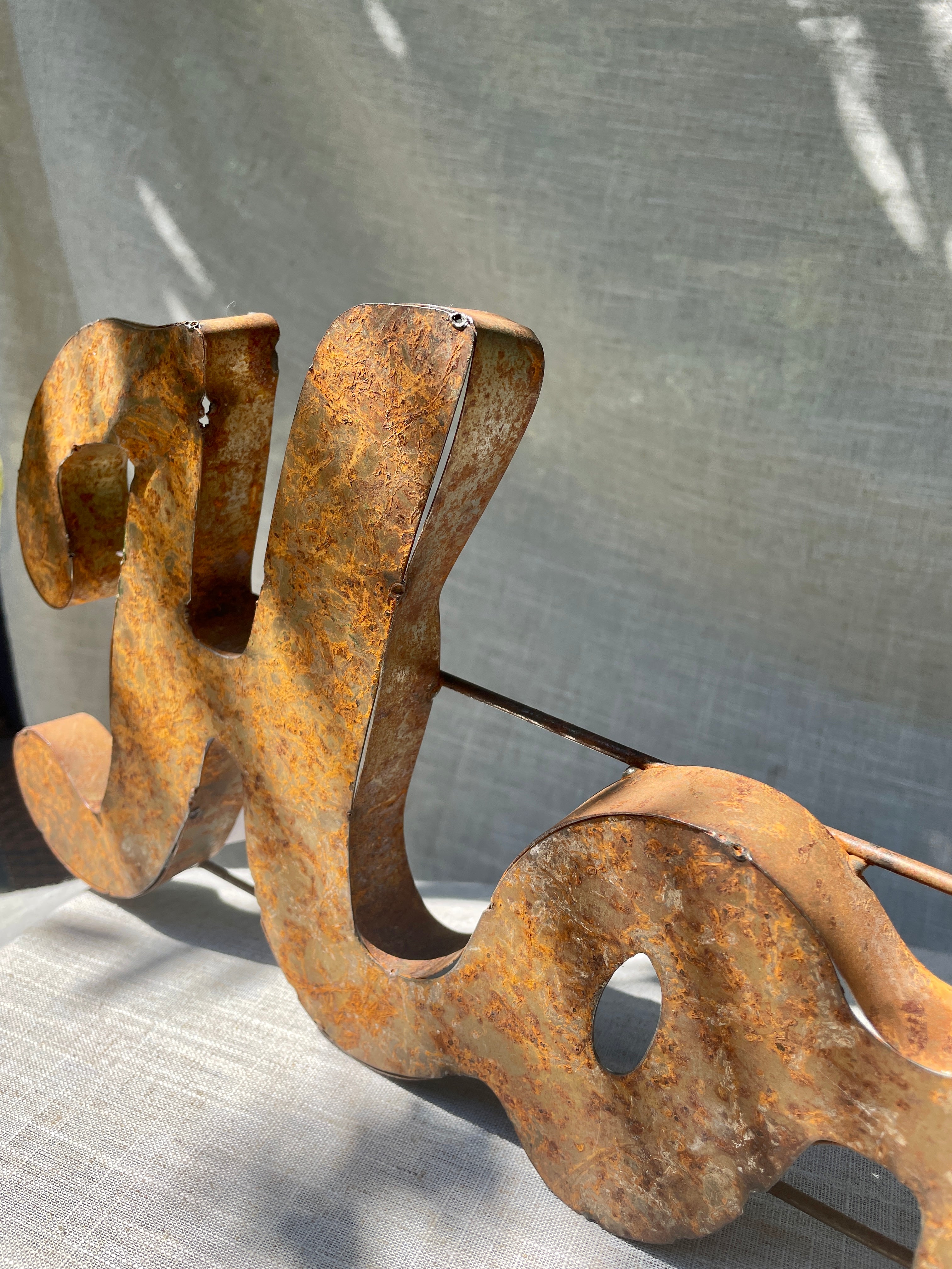 Vintage Metal Home Sign