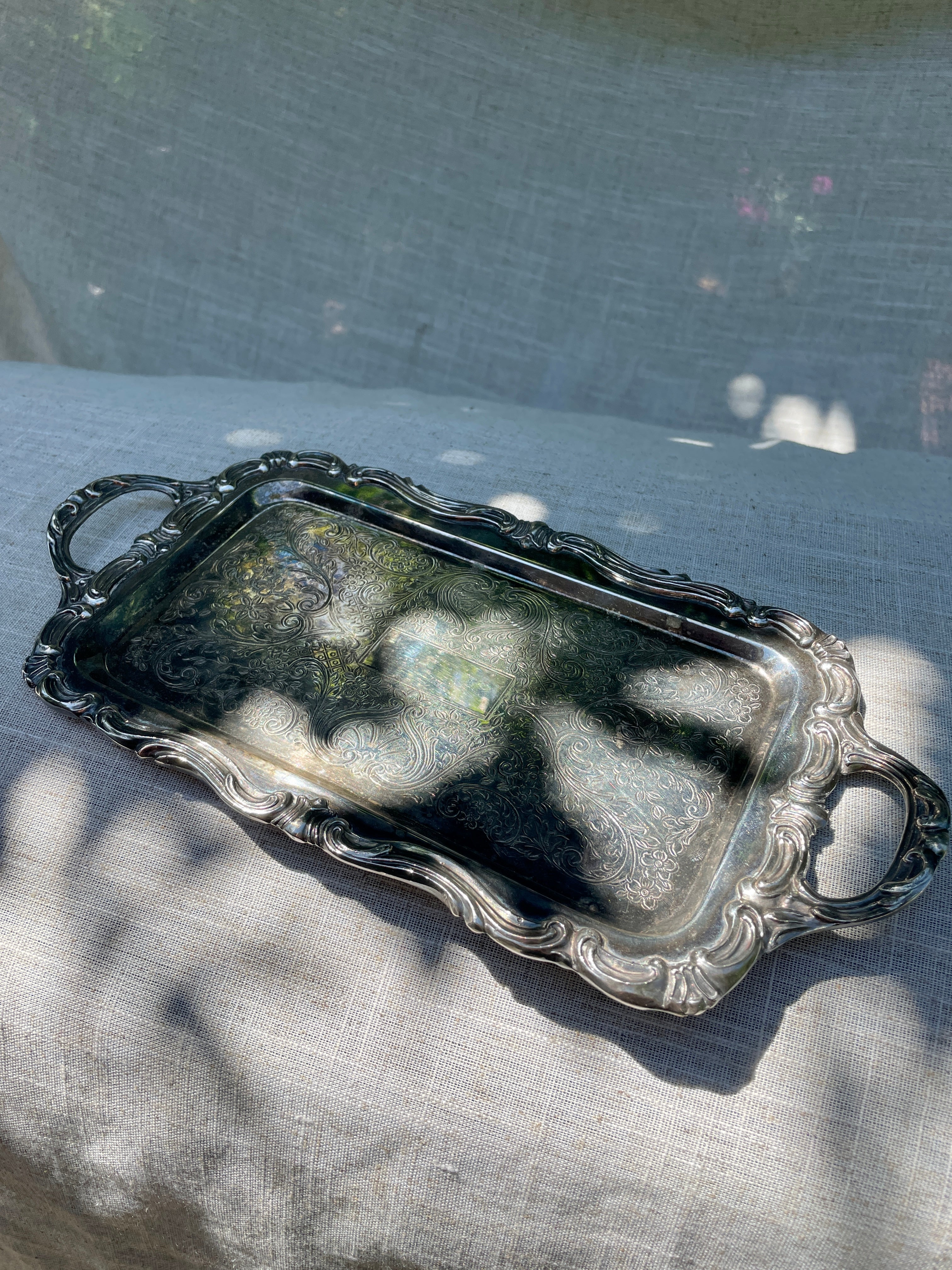 Beautiful Silver Tray