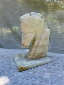 Vintage Marble Horse Bookend
