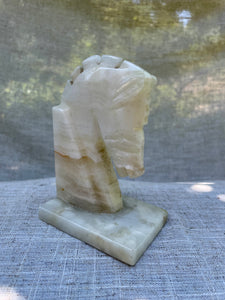 Vintage Marble Horse Bookend