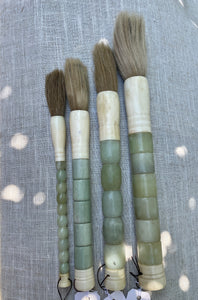 Vintage Jade Calligraphy Brushes