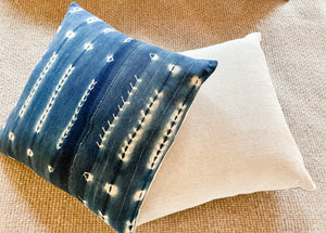 Custom Made Indigo Pillow 001