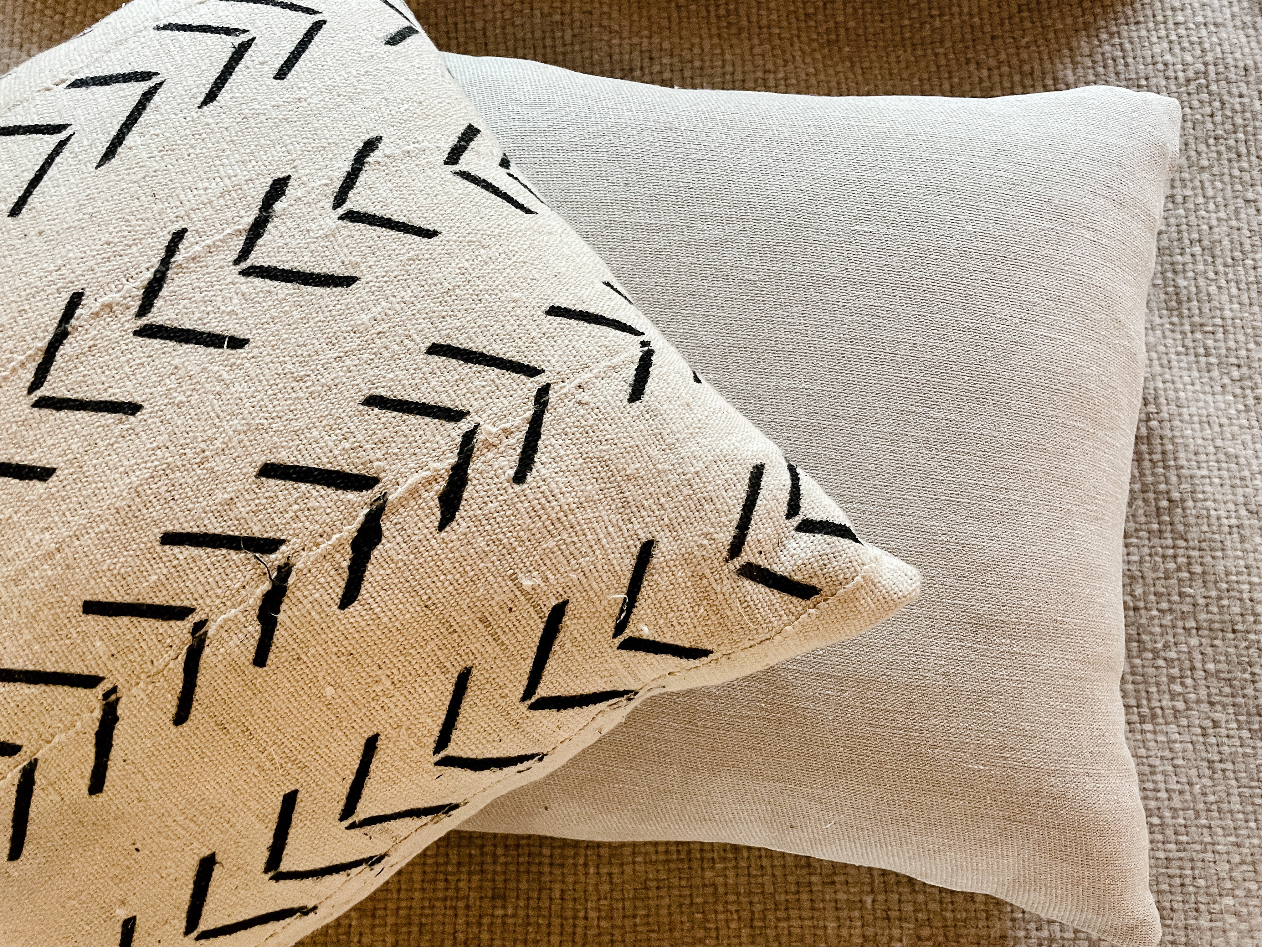 Custom Made Mud Cloth Pillow