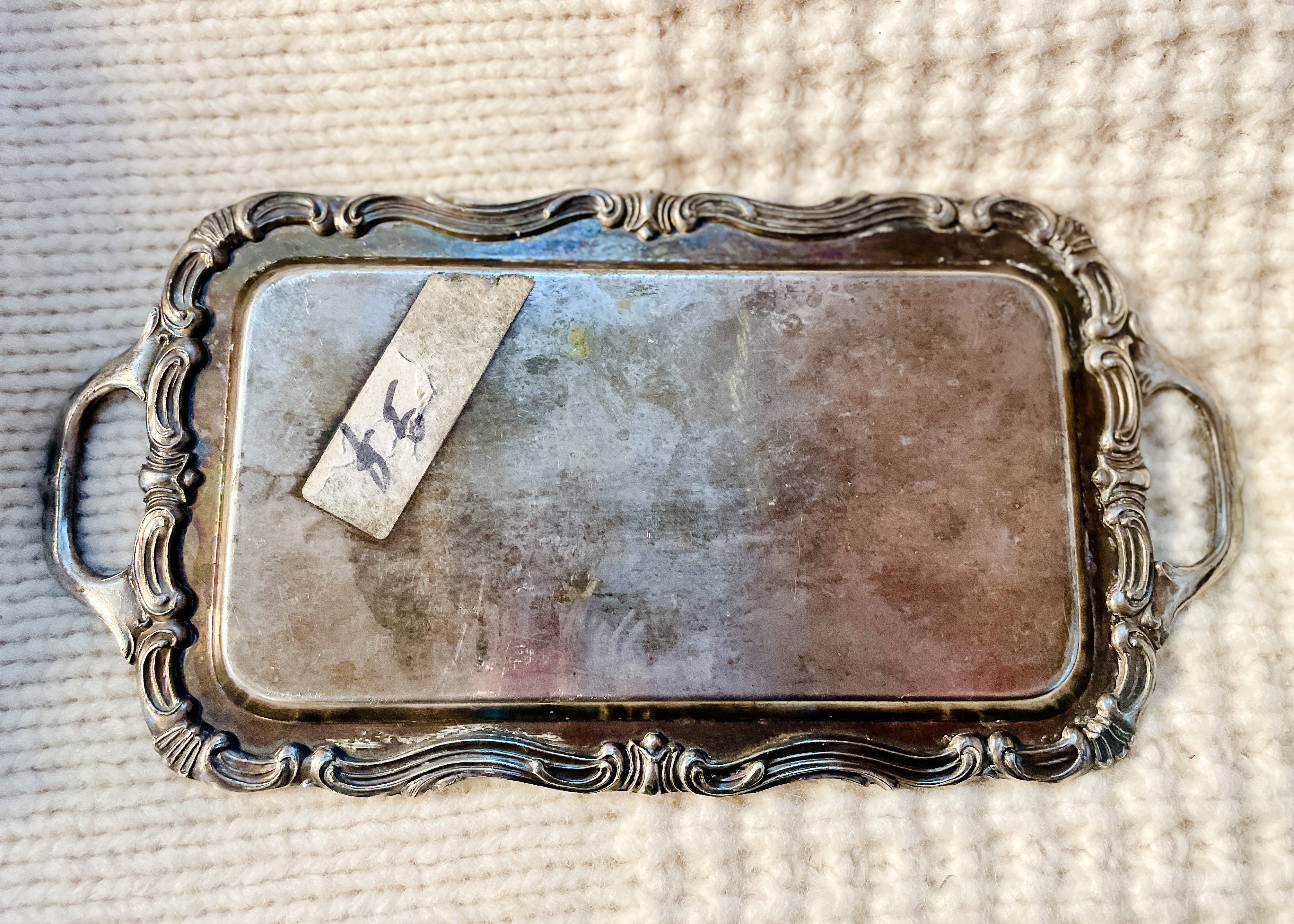 Vintage Engraved Tray