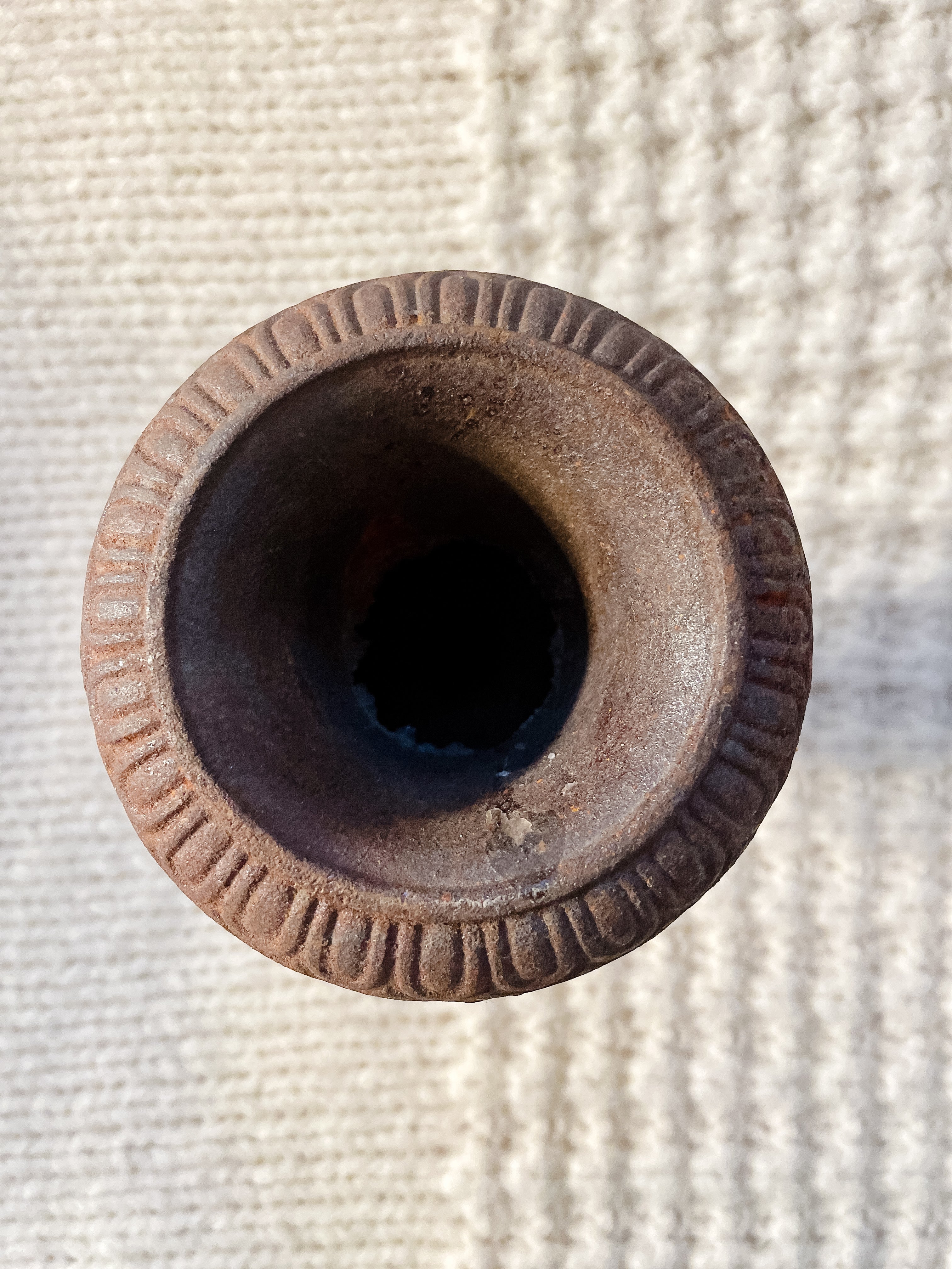Vintage Small Cast Iron Urn