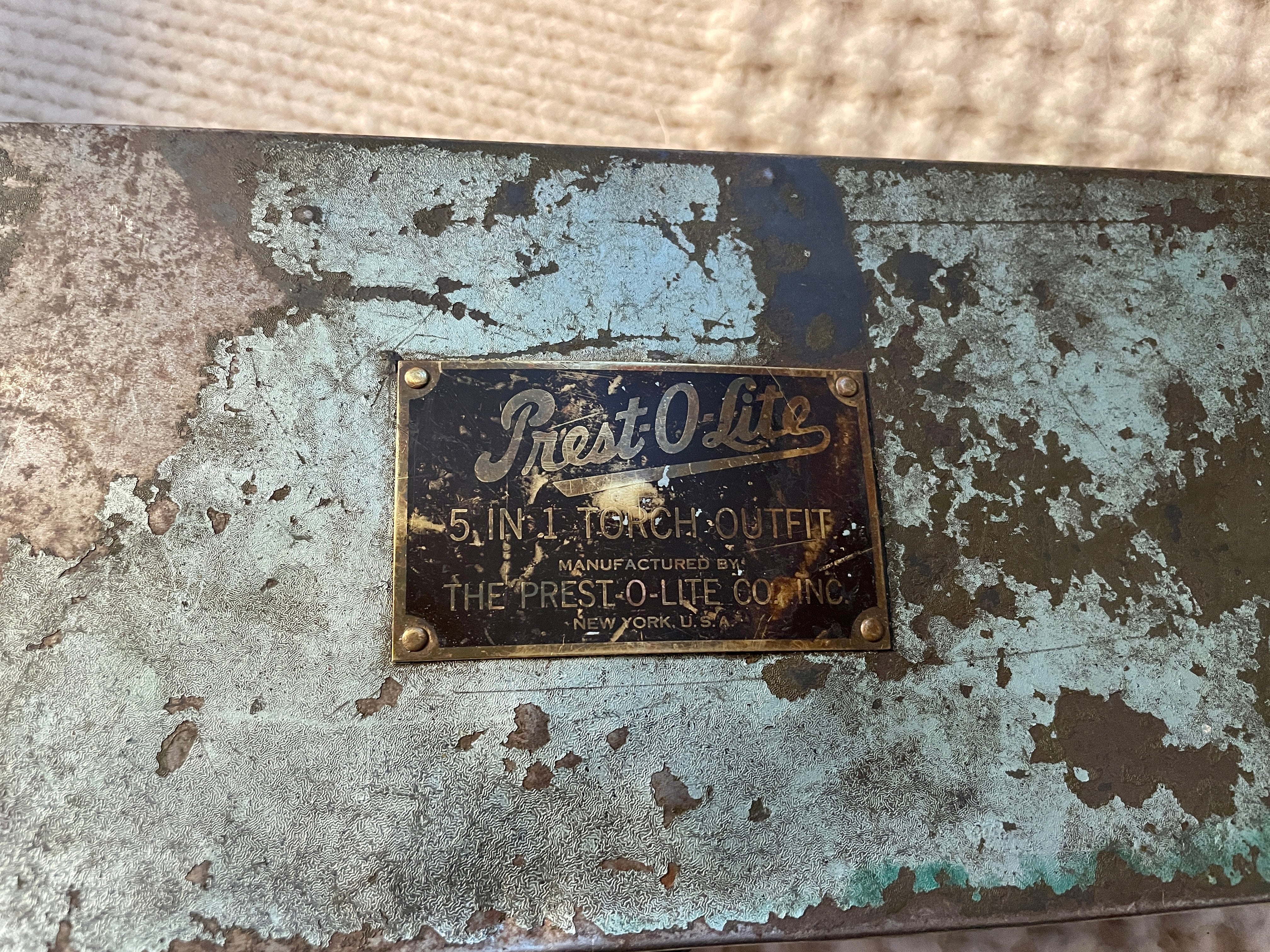 Awesome Vintage Prest-O-Lite Box