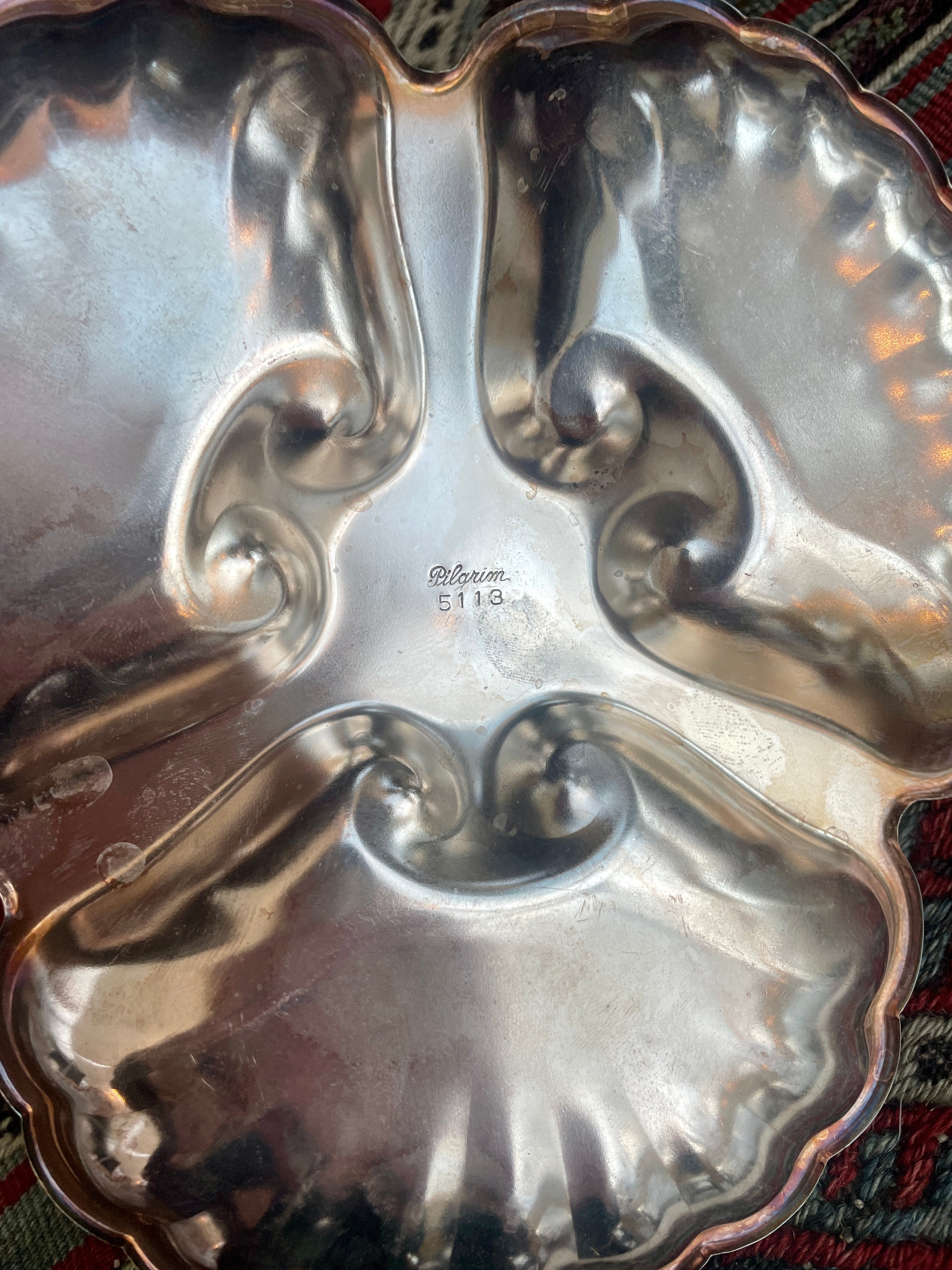 Vintage Trio Scalloped Dish