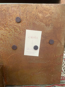 Vintage Magnetic Bulletin Board with Storage Tray