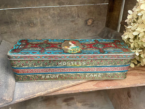 Vintage Hostess Fruit Cake Tin