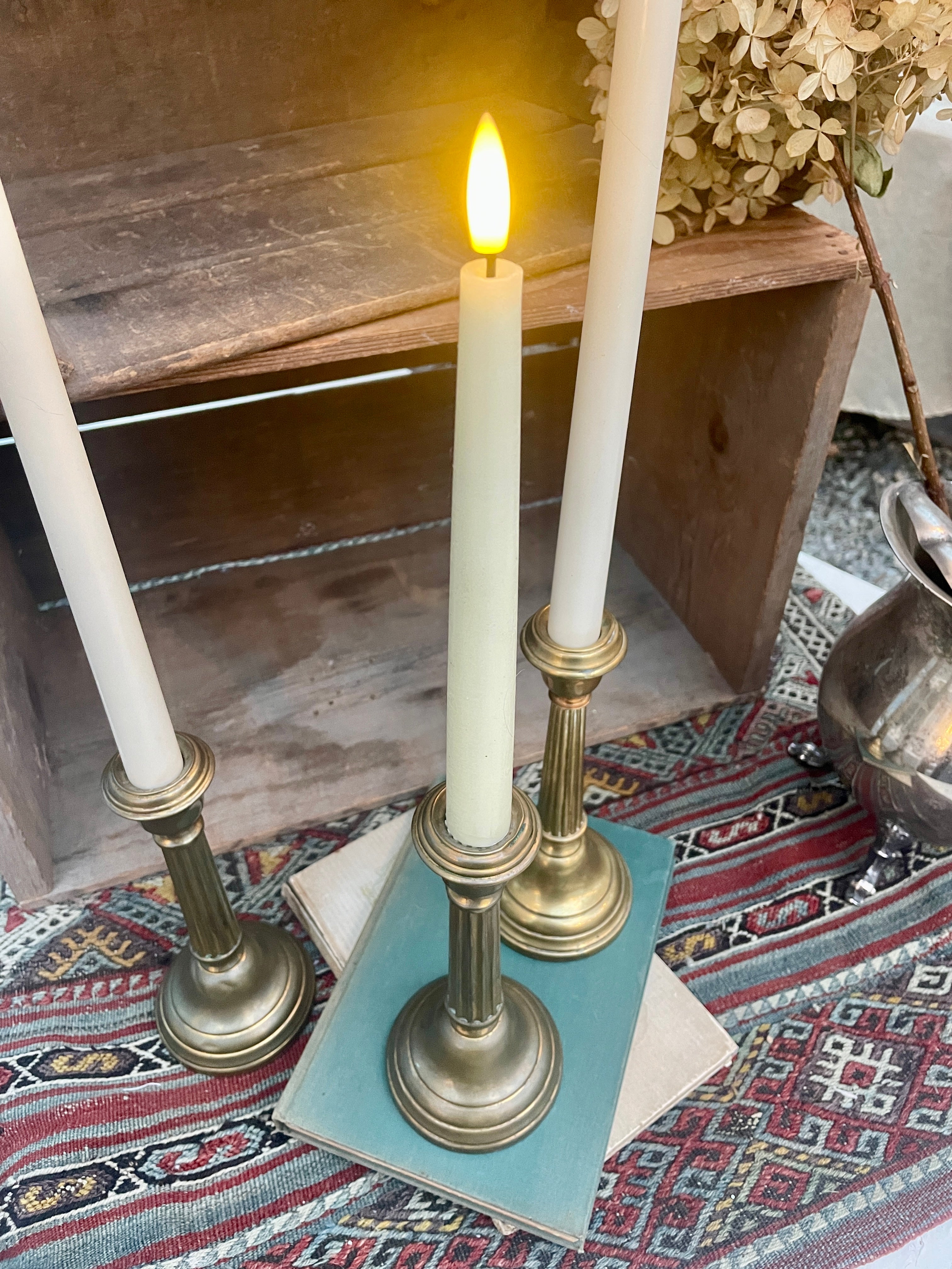 Vintage Brass Candlesticks