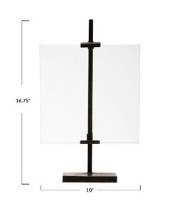 Floating Photo Frame with Metal Stand