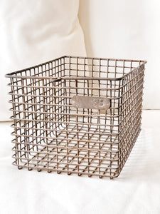 Vintage Locker Basket