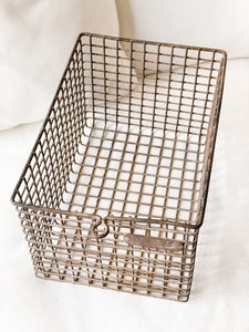Vintage Locker Basket
