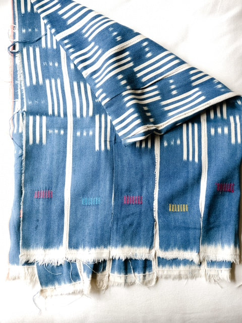 Vintage Indigo Baule Textile 03