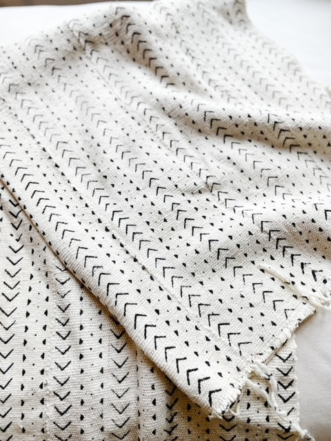 Mud Cloth - White
