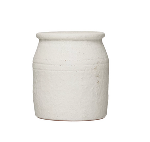 Distressed Coarse Terracotta Crock